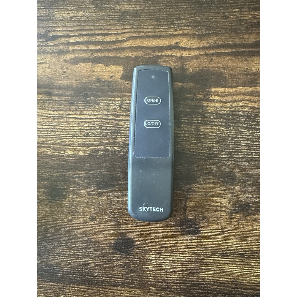 Skytech Fireplace Remote Control On/Hi Lo/Off Gas Fireplace OEM Black Works